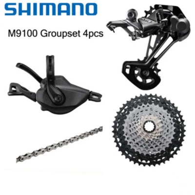 Shimano XTR M9100 1x12 Speed GroupSet 4pcs Derailleur Shifter Cassette Chain MTB - Image 1 of 3
