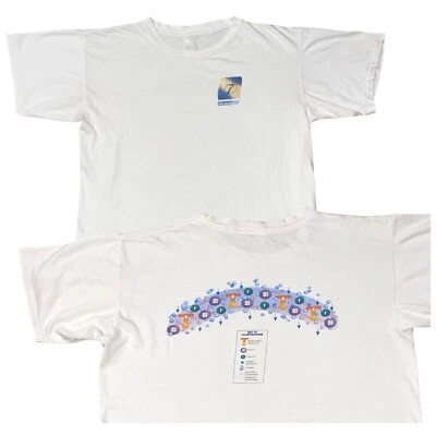 Camisa Molécula Años 90 De Colección Para Hombres XL Puntada Única Ilustración Biología Molecular Foto 1 de 4