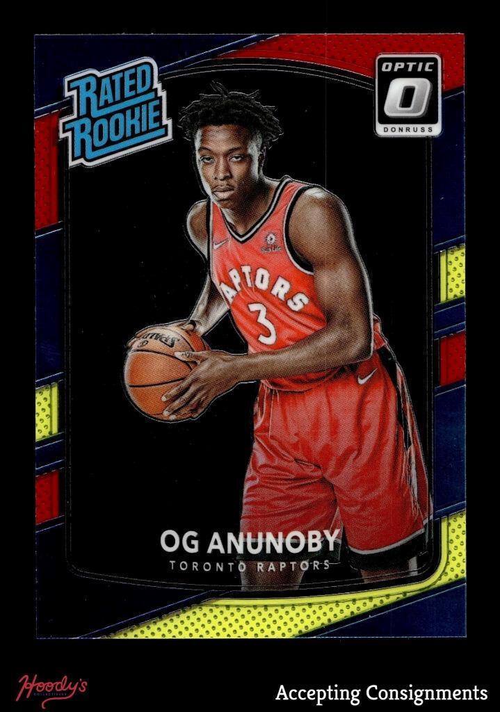2017-18 Donruss Optic Mega Box Rated Rookie Red Yellow #178 OG Anunoby RC