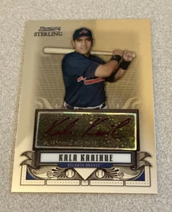 2008 Bowman Sterling Prospect Auto #BSP-KK Kala Kaaihue Braves - Picture 1 of 2
