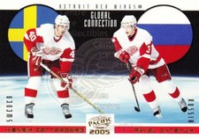 2004-05 Pacific Global Connection #5 Pavel Datsyuk, Henrik Zetterberg