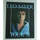 LEO SAYER TOUR '78 PROGRAMME CONCERT BOOK WITH LOTS OF PICTURES UK