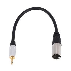 0,3 Meter 3,5-Mm-Klinkenstecker auf 3-Poliges, Abgeschirmtes XLR-Stereokabe5262 - Bild 1 von 6