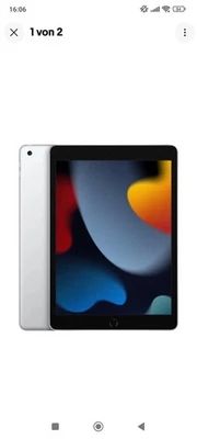 Apple iPad 9. Generation 256GB WiFi + Farbe Weiß Zustand Gut #2 - Bild 1 von 4