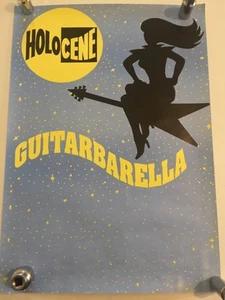 HOLOCENO..BARELLA DE GUITARRA..59x42cm..1994 EP/PÓSTER PROMOCIONAL CONCIERTO SIN USAR - Imagen 1 de 10