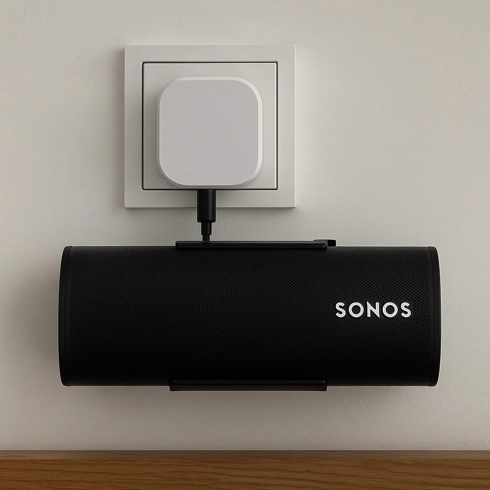 MARKENLOS Wandhalter für Sonos Roam / Roam 2 Wandhalterung aus PLA – 3D Druck