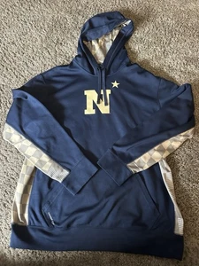 Felpa con cappuccio Naval Academy Nike Therma Fit Swoosh taglia Xlarge lacrosse nuova senza etichette - Foto 1 di 3