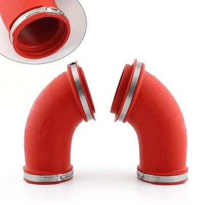 Rot L&R-Luftansaugkrümmer-Anschlussstutzen für BMW R1200 R RT ST 13717677662 - Image 1 of 4