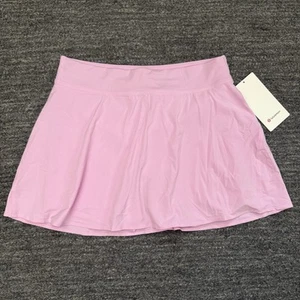 Lululemon leichter hoch geschnittener Tennis-Skort Damen 10 pink sportlicher Pickle-Ball - Bild 1 von 9