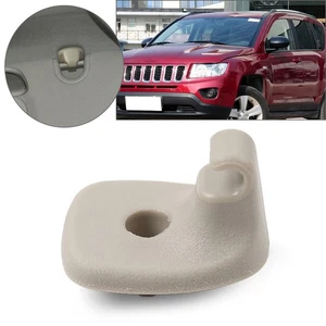 Sun Visor Retainer Clip Buckle Beige For Dodge Caliber For Jeep Compass Patriot - Picture 1 of 11