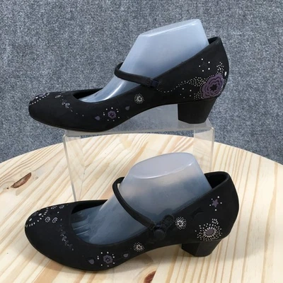 Camper Twins Shoes Womens 36 Casual Mary Jane Pumps Black Purple Low Heels - Image 1 of 4