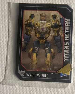 Tarjeta coleccionable Transformers Titans Return WOLFWIRE 2016 Weirdwolf clásicos Foto 1 de 2