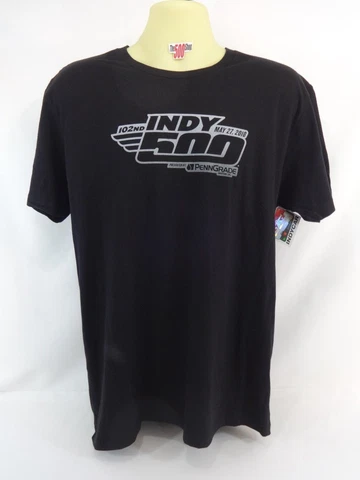 2018 Indianapolis 500 102nd Running Event Black 2 Sided T-Shirt Large PennGrade Cover