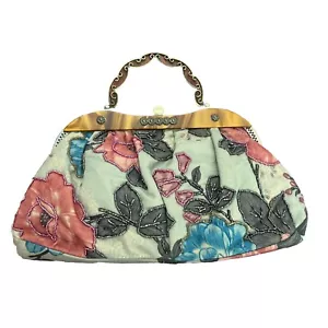 Frame Purse Clutch Antique Style Evening Bag Beaded Multicolor Art Deco Vintage - Picture 1 of 19