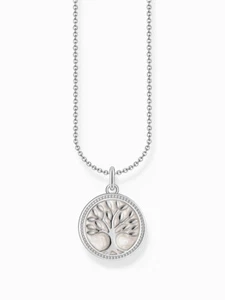 Thomas Sabo KE2220-007-21-L45V Collana in argento con ciondolo Albero dell'Am... - Foto 1 di 3