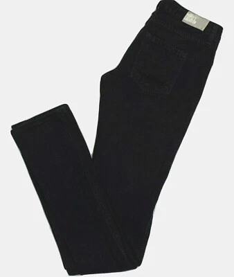 Jeans People's Liberation skinny preto furos desgastados tamanho 25 ou 0 e 35 costura interna - Imagem 1 de 4