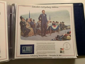 Die Geschichte der amerikanischen Briefmarkentafel: Lincolns Gettysburg Adresse - Bild 1 von 1