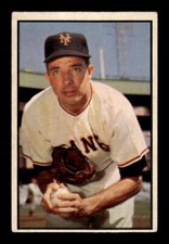 1953 Bowman Color Baseball #76 Jim Hearn   New York Giants