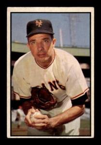 1953 Bowman Color Baseball #76 Jim Hearn   New York Giants