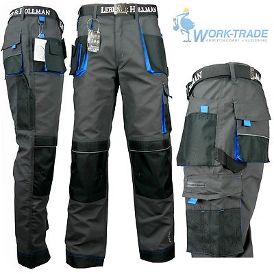 Pantaloni da lavoro vita alta abbigliamento da lavoro uomo grigio nero blu taglia 46-62