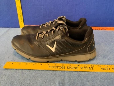 Черные кожаные мужские туфли для гольфа Callaway CG103BGR размер 15 D - Изображение 1 из 4