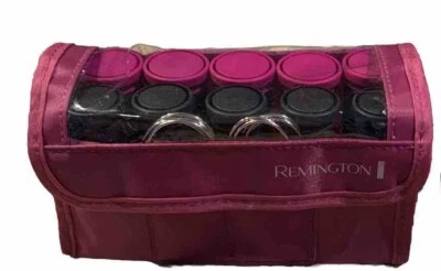 Rizadores eléctricos de viaje Remington Hot Rollers concurso baile púrpura con clips Foto 1 de 4