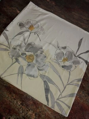 1 West Elm Poppy Floral Cotton Sateen Like Euro Shams 25" - Image 1 of 4