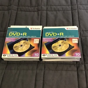 Verbatim LightScribe DVD+R DVD+Recordable for Direct Disc Labeling 19 Count - Picture 1 of 3
