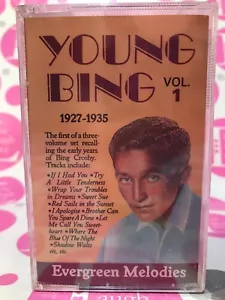 BING CROSBY: YOUNG BING Vol 1 1927-1935 CASSETTE NEW/SEALED - Picture 1 of 3