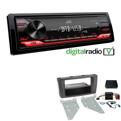 JVC KD-X182DB DAB+ USB Autoradio für Skoda Octavia II Octavia Scout mit Canbus - Bild 1 von 4