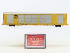 N Scale Scaletrains SXT33743 CP/TTGX Canadian Pacific 89' Autorack Car #697915 - Picture 1 of 8