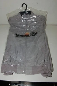 Vintage Members Only Jacke Herren Gr. 44 Full Zip Grau Neu Made Hong Kong - Bild 1 von 3