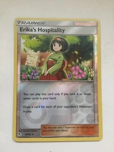 Pokemon Hidden Fates Erika's Hospitality Reverse Holo 56/68 - Picture 1 of 2