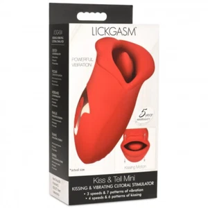Kiss-Kissing-Tongue-Vibrating-Clitoral-Stimulator-Buzzing-Vibration-Women-Toy - Picture 1 of 10