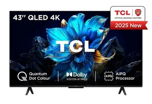 TCL 43" Inch P7K QLED 4K Ultra HD HDR Smart TV 43P7K - Free 2 Yr Warranty - Picture 1 of 14
