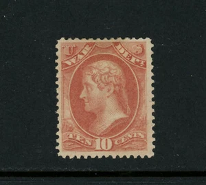 USA Scott # O88 F-VF OG Hinged Official War Dept BOB US Stamp Cat $140 - Picture 1 of 2