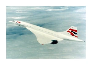 Concorde in flight 3 A4 reproduction picture poster choice of frame - Picture 1 of 6