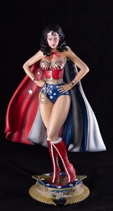 WONDER WOMAN LINDA CARTER STATUA resina scala 1:6 33 cm FULL SIZE DC - Imagen 1 de 7