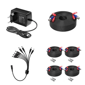 ZOSI 18M 30M BNC Video Kabel CCTV Kamera Netzteil Strom Power Adapter für CCTV - Bild 1 von 19