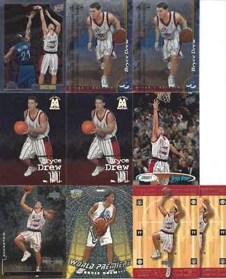 BRYCE DREW 10-RC LOT - 1998-99 - TOPPS CHROME + FINEST + MOLTEN METAL + TSC + UD - Image 1 of 2