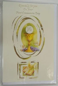 First Communion Day Card, Especially for You, 115 x 170mm, Includes Envelope - Picture 1 of 2