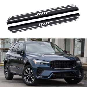 2 piezas estriberas peldaños laterales para Volvo XC60 2018-2025 pedales fijos barras Nerf - Imagen 1 de 5