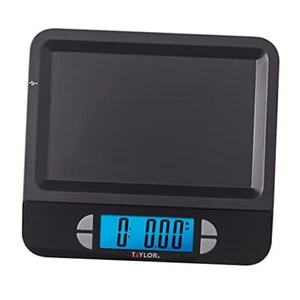 USB Rechargeable Digital Kitchen and Food Scale, 11 pound capacity with Black - Picture 1 of 8
