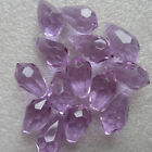 30 Teardrop Faceted Glass Beads Crystal Pendant 20 X 10mm Craft Jewllery Making 