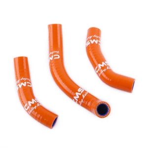 For KTM 450 SXF XC-F 2016 2017 2018 Orange Silicone Radiator Hose Coolant Kit - Picture 1 of 9