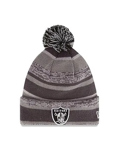 NFL 2014 New Era Oakland Raiders Graphite Sport Knit Beanie - Picture 1 of 2