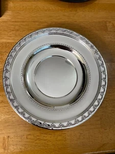 Reed & Barton X456 Sterling Silver Decorative Serving Platter Shallow Dish 175gm - Picture 1 of 8