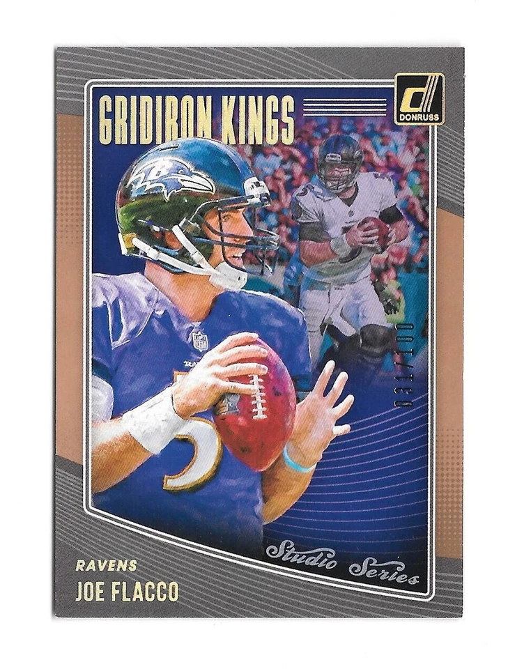 2018 Donruss Football JOE FLACCO Gridiron Kings Studio Series /100 -RAIDERS- - Image 1 of 1