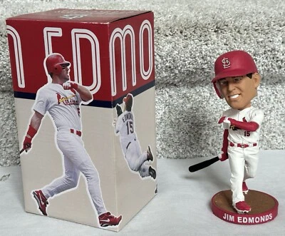Jim Edmonds Cardenales de San Luis Bobblehead!! ¡Viene con caja original! SGA 7/6/2014 Foto 1 de 3