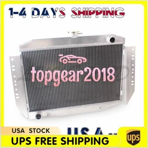 For 1974-1979 Jeep Cherokee/1974-1978 Jeep J10 J20 3Rows Top Aluminum Radiator  - Bild 1 von 12